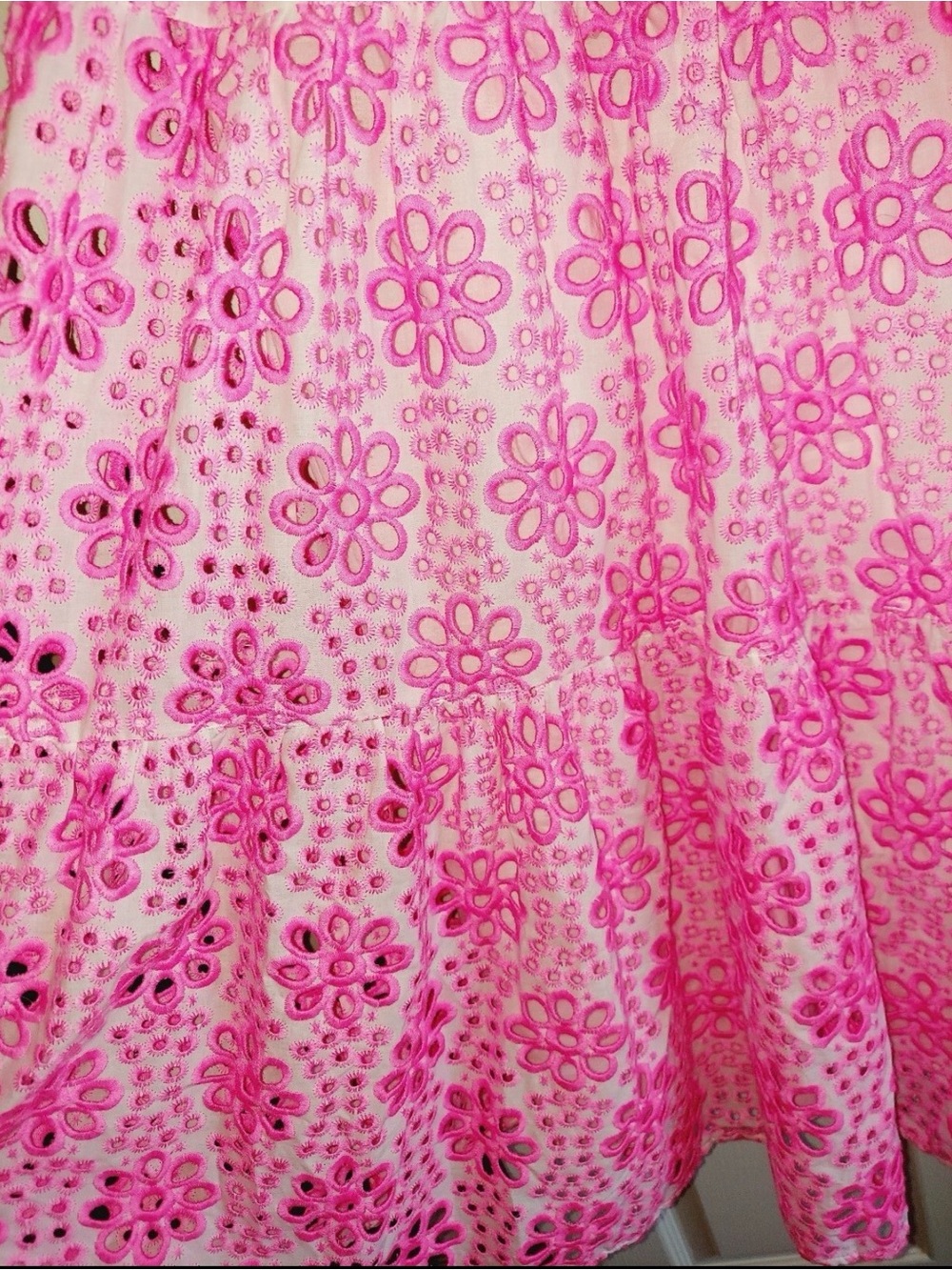 NWT Lilly Pulitzer Funflower Eyelet Pink Floral Tiered Sundress 16 - Picture 6 of 16